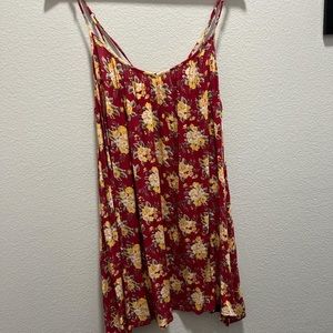 Floral volcom sun dress